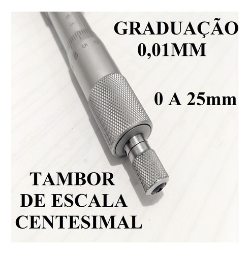 Profundidad interior de micrómetro a milímetro con funda