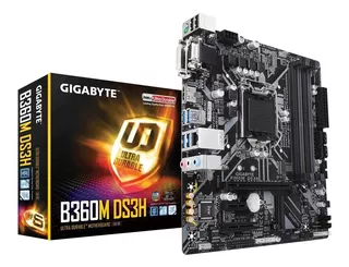 MOTHERBOARD GIGABYTE B360M DS3H INTEL 8TH GEN LGA 1151