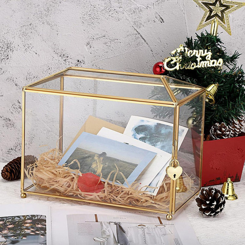 Caja De Vidrio Para Guardar Tarjetas De Regalo, Terrario