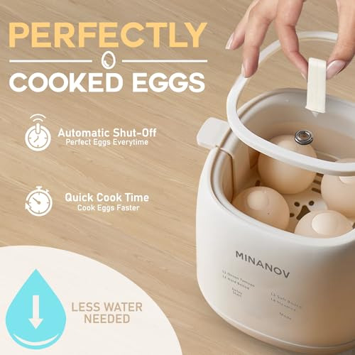 Egg Maker - Hervidor Eléctrico Para Huevos Con Apagado Autom