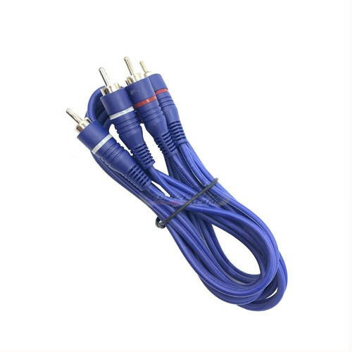 Imagen 4 de 9 de Cable 2 Rca 2 Rca Para Mixer Notebook Pc Mp4 La Roca