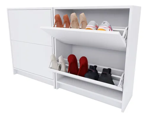 comprar 2x Sapateira 2 Portas Vertical Casa C 2 Nichos