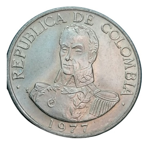 Colombia Moneda 1 Peso 1977