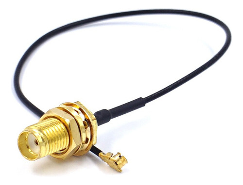 20 Cabos Pigtail Ufl Ipx Mini Pci X Sma Femea Antena Wifi