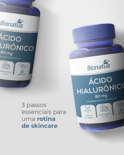 Acido Hialurônico Bionatus 80mg 30caps