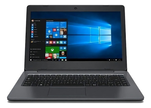 Notebook Positivo Master N40i cinza oscura 14 Intel Celeron N3010 4GB de RAM 32GB SSD Intel HD Graphics 400 1366x768px Windows 10 Pro