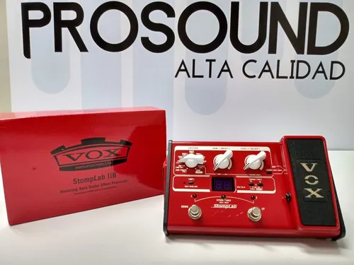 Pedalera Multiefectos Con Pedal Expresion Vox Stomplab Sl2b