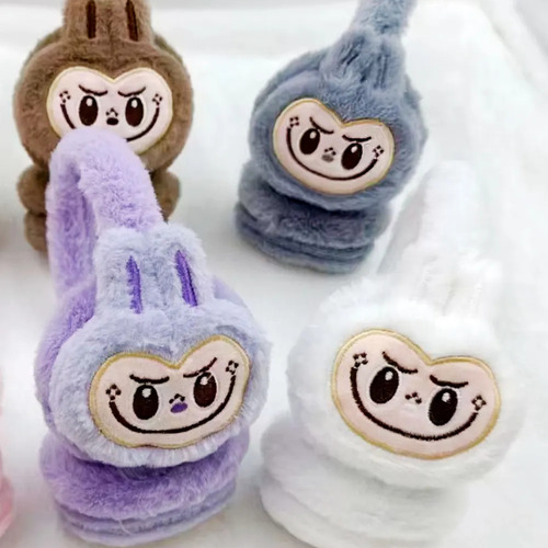 Orejeras Abrigadas P Invierno Calentitas Labubu Friends Cute Violeta