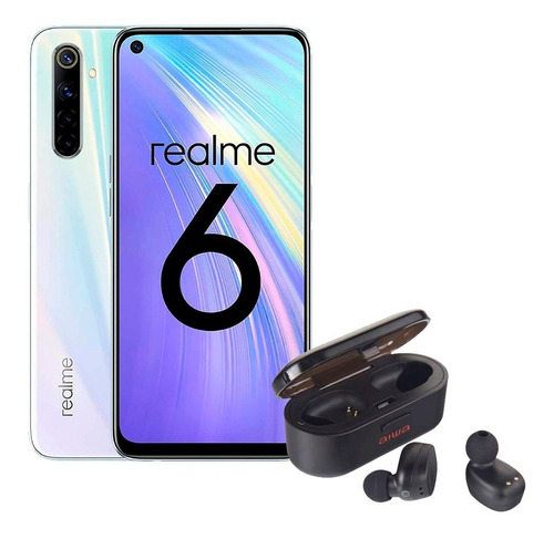 Realme 6 128gb 8gb Ram + Carcasa + Audífonos Aiwa Aw6