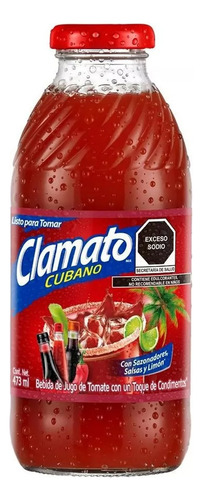 Jugo Clamato Tipo Cubano 8 Piezas De 473 Ml C/u