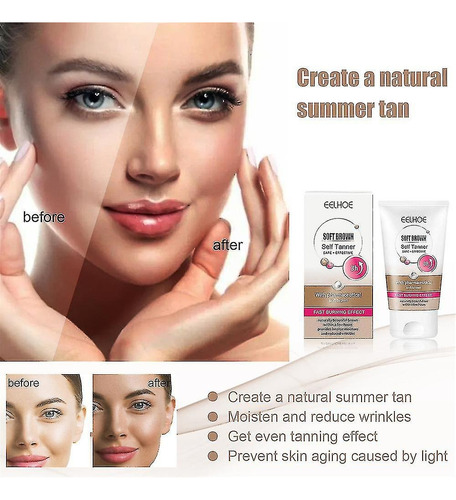 Ee Crema De Autobronceado Bronceador Cafe Dorado
