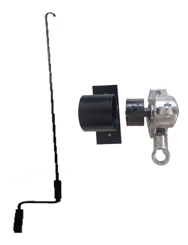 Imagen 4 de 4 de Toldo Lona Cortina Enrrollable 3x2 Y Kit Enrollable