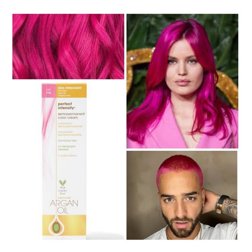 One'n Only Tinte Semipermanente Con Aceite De Argán Rosa Hot