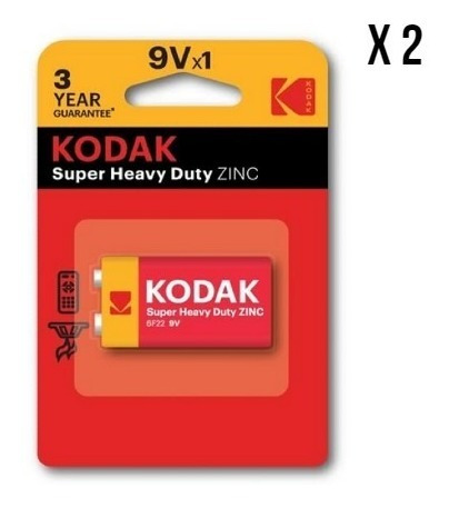 Baterías Kodak Super Heavy Duty 1-9v