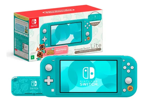 Console Nintendo Switch Lite Edi o Limitada Animal Crossing New