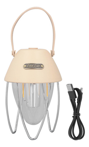 Linterna Led Recargable Para Acampar Con 3 Modos De Luz Para