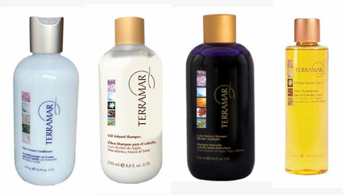 Acondicionador Crema+matizador+shampoo+óleo 120 Ml Terramar