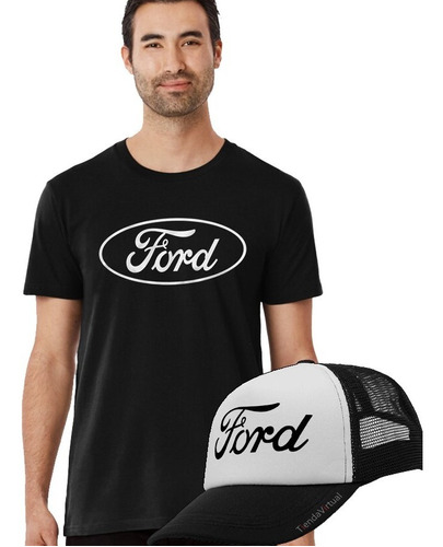 Remera De Ford + Gorra De Ford / Varios Diseños / Logo  