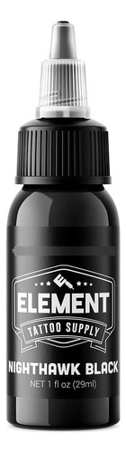 Tinta De Tatuaje Negra Nighthawk Profesional Y Premium