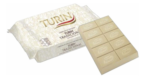 Turin Marqueta Chocolate Blanco 6kg Bolsa Sellada Repostería