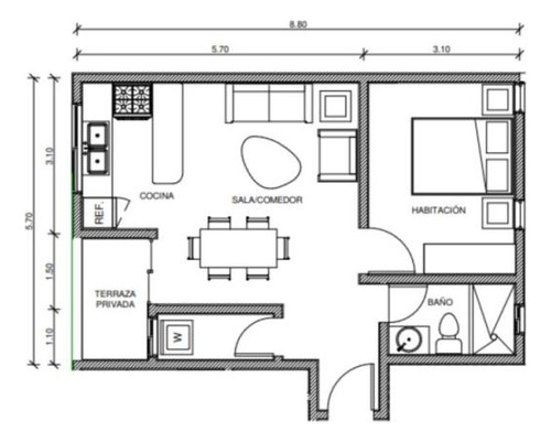 Departamento En Venta En Infonavit Gaviotas