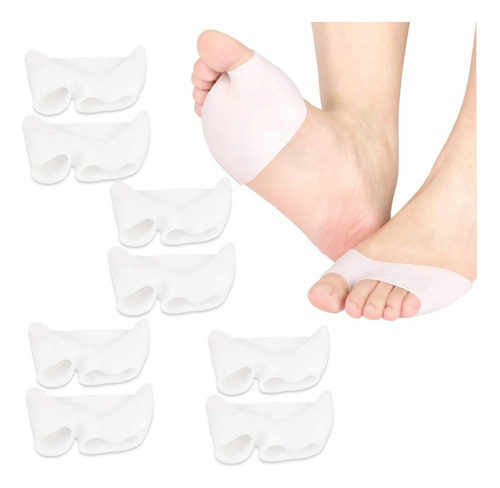 8×protectores Dedo Del Pie, Cubierta Silicona Protecc