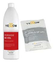 Comprar Agua Oxigenada Yellow 40+decolorante Yellow Keratina 50g Tono 9 tonos
