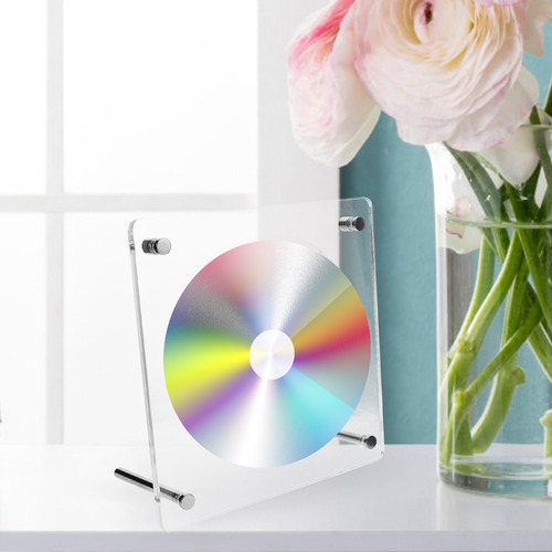 Soporte De Cd De Acrílico, Soporte De Escritorio Para Cd, En