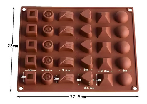 Moldes De Chocolate Moldes De Silicona Chocolate 30 Formas