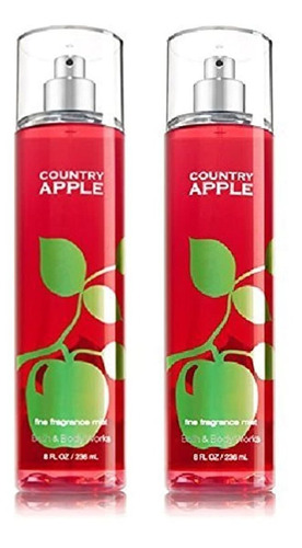 Baño Cuerpo Y Funciona De (2) País Apple Fine Fragancia Mist