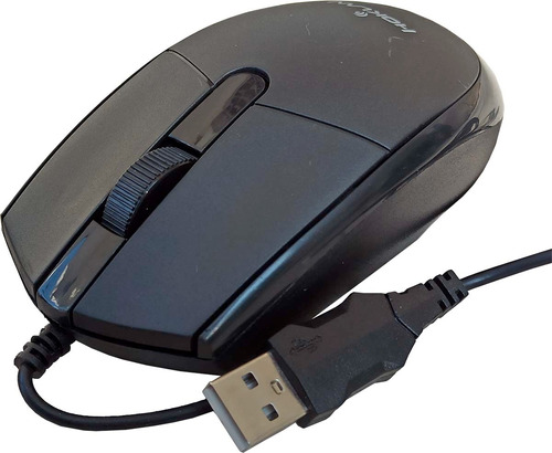 Mouse Raton Pc Optico Ergonomico Usb Computador Botones 