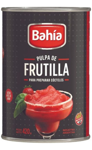 Pulpa Frutilla P/ Cocteleria Bahia 420grs