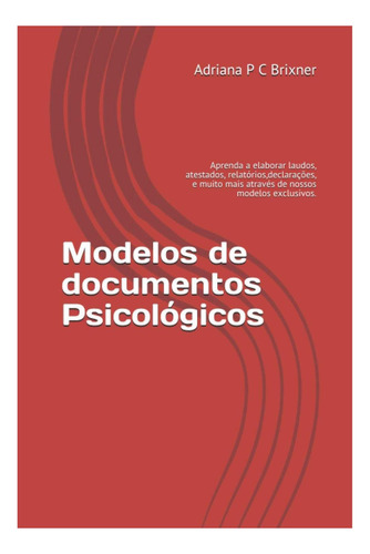 Book: Models Of Documents Psicology: Learn A Laudos,