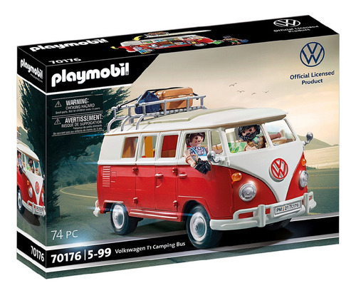 Playmobil Wolkswagen Kombi T1 Camping Bus Da Sunny 70176