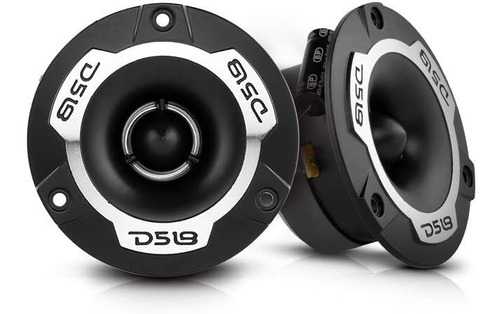 DS18 PRO-TWX1 Super Tweeters Bala 3.8 Pulgadas, Open Show, 240 Watts Potencia Max, 120 Watts RMS, Color Plateado - Par (Dos Tweeters)