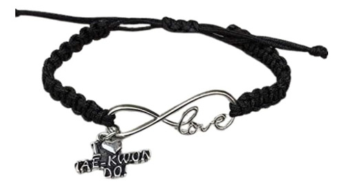 Sportybella Taekwondo Charm Bracelet - Infinity Tae Kwon Do 