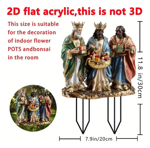 Garden Wisemen Send Gift Stake Garden Yard Stake For Yard