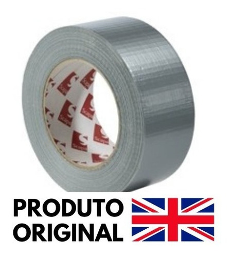 Fita Silver Tape 48mmx50m Kit C/3 - Produzido Na Inglaterra