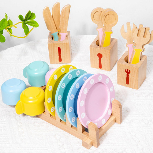 Q Juego De Cocina De Juguete Para Jugar Con Platos Y Platos