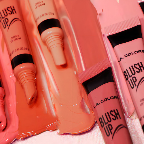La Colors Cream Blush 2 em 1 Lábios e bochechas Blush Up Maquiagem Tom 549 Canela