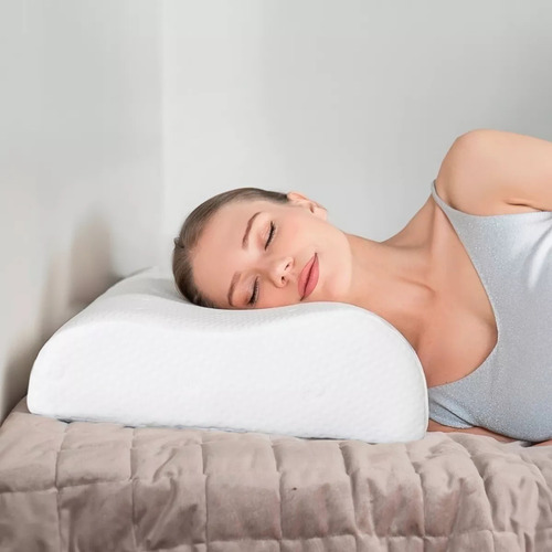 Almohada Viscoelastica Inteligente Premium 60x35 Home Co Color Blanco