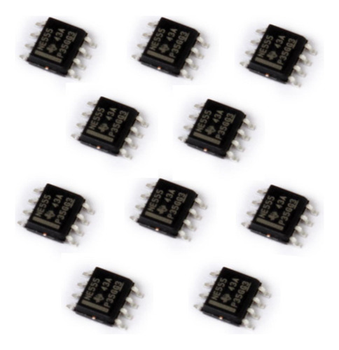 10pcs Smd Ne555 555 Temporizador Ic Módulo Sop8 Chips De