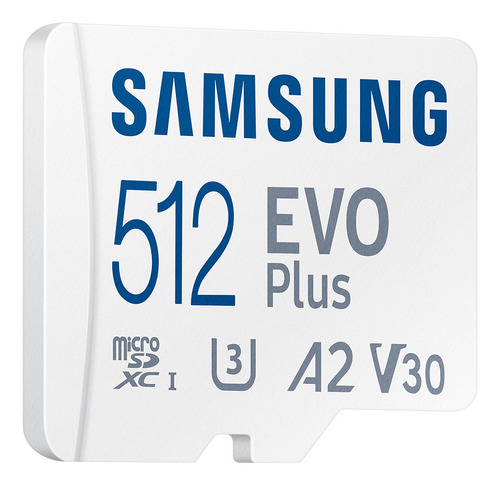 Cartão de memória Micro SD Samsung Evo Plus 512gb 160MB/s