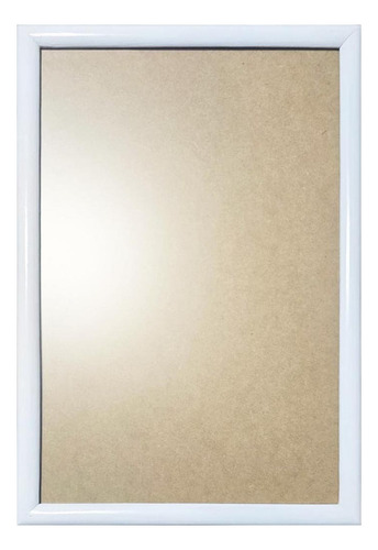 1 Marco De Madera Con Vidrio Anti 50x70cm, Todo Incluido Blanco