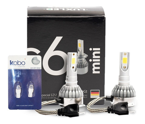 Kit Cree Led H7 H4 H1 9006 H11 6ta Generación + Led T10 Auto