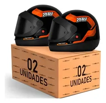 Comprar Kit 2 Capacetes Fechado Sport Moto Tipo San Marino Barato Nf