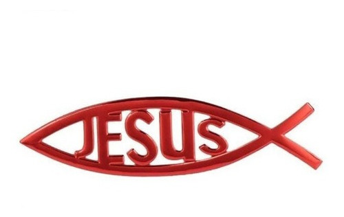 Pegatina Sticker Logo Pez Jesús