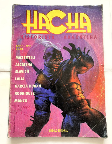 Comic Argentino: Hacha Año 1 #2 (alcatena Y Otros). Simbolo