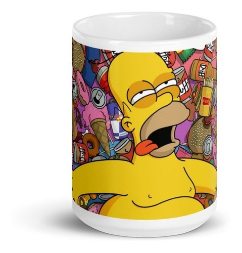 Taza Los Simpsons Homero 11 Onzas