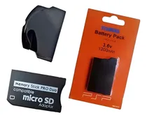 Comprar Tapa Trasera + Adaptador Pro Duo + Extra Para Psp Slim